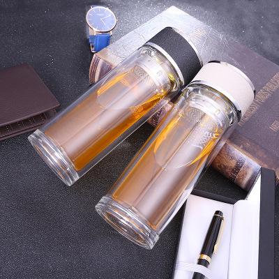 双层透明水晶玻璃杯 兼具品质与实用的促销优选